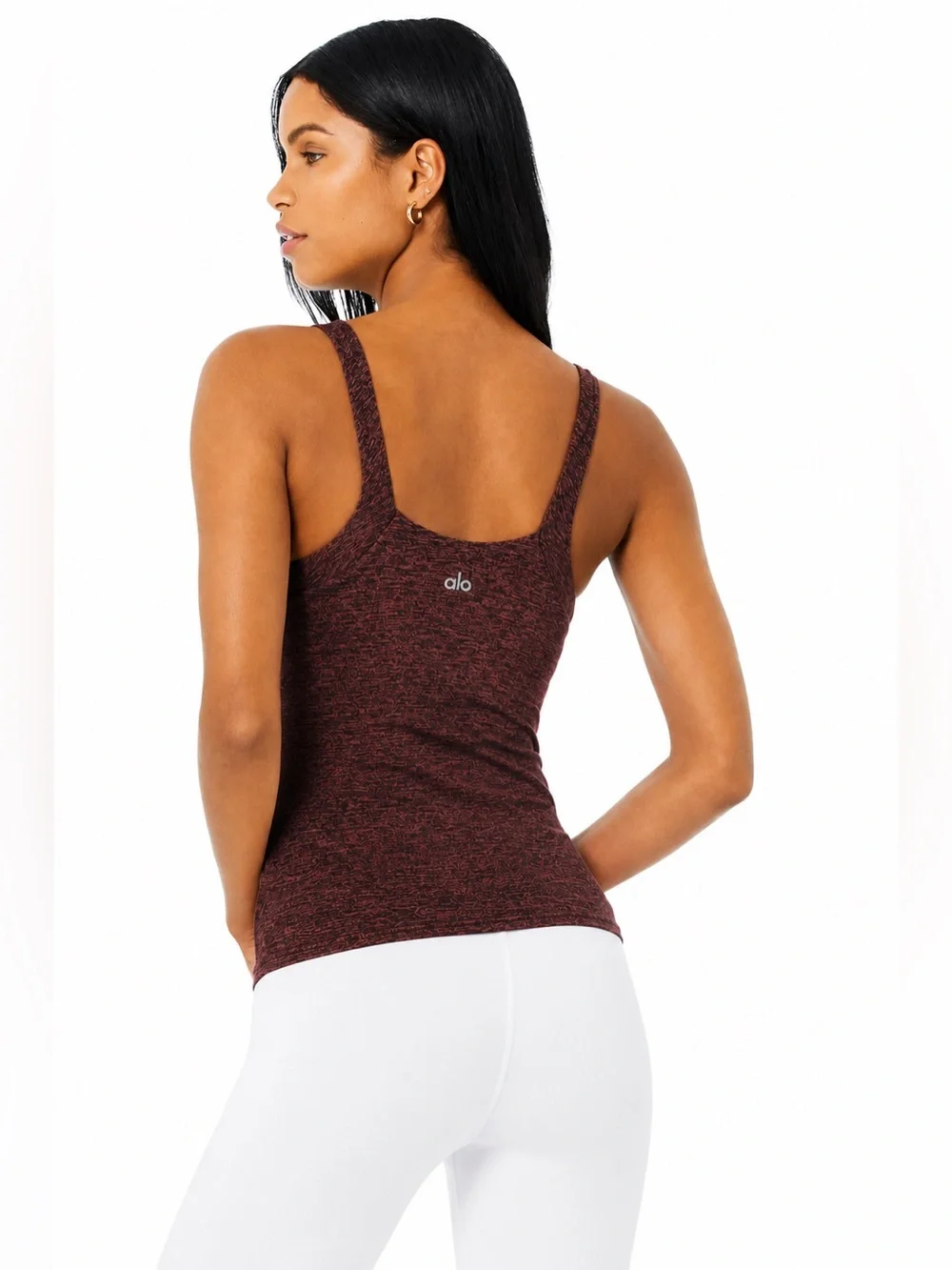 ALO Complete Tank Cherry Cola Heather NWOT